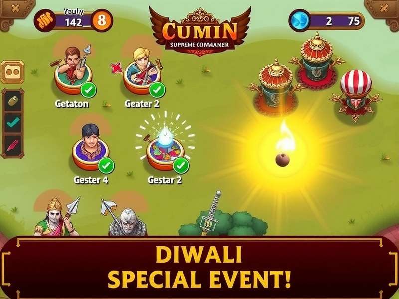 Cumin Supreme Commander Gameplay Screenshot